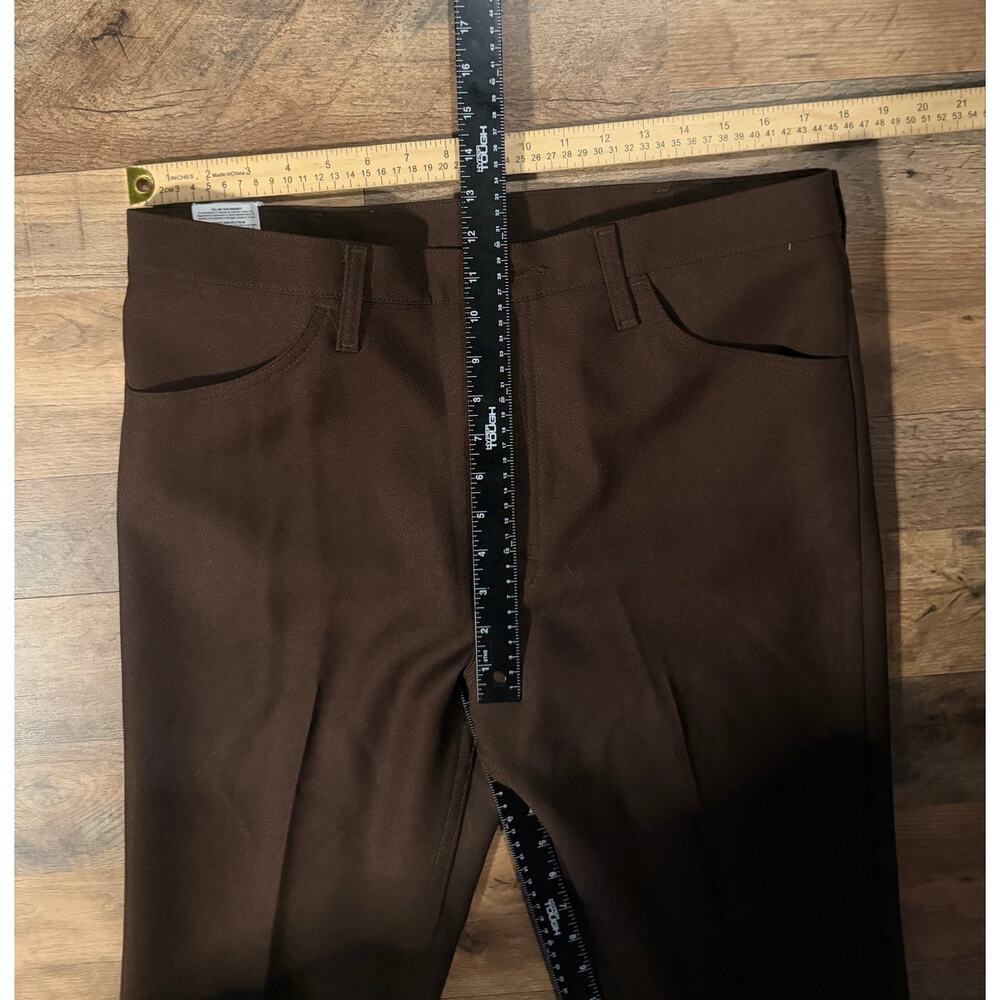 Wrangler wracher men’s New brown dress pants - Picture 9 of 16